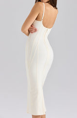 Strap Midi Bandage Dress