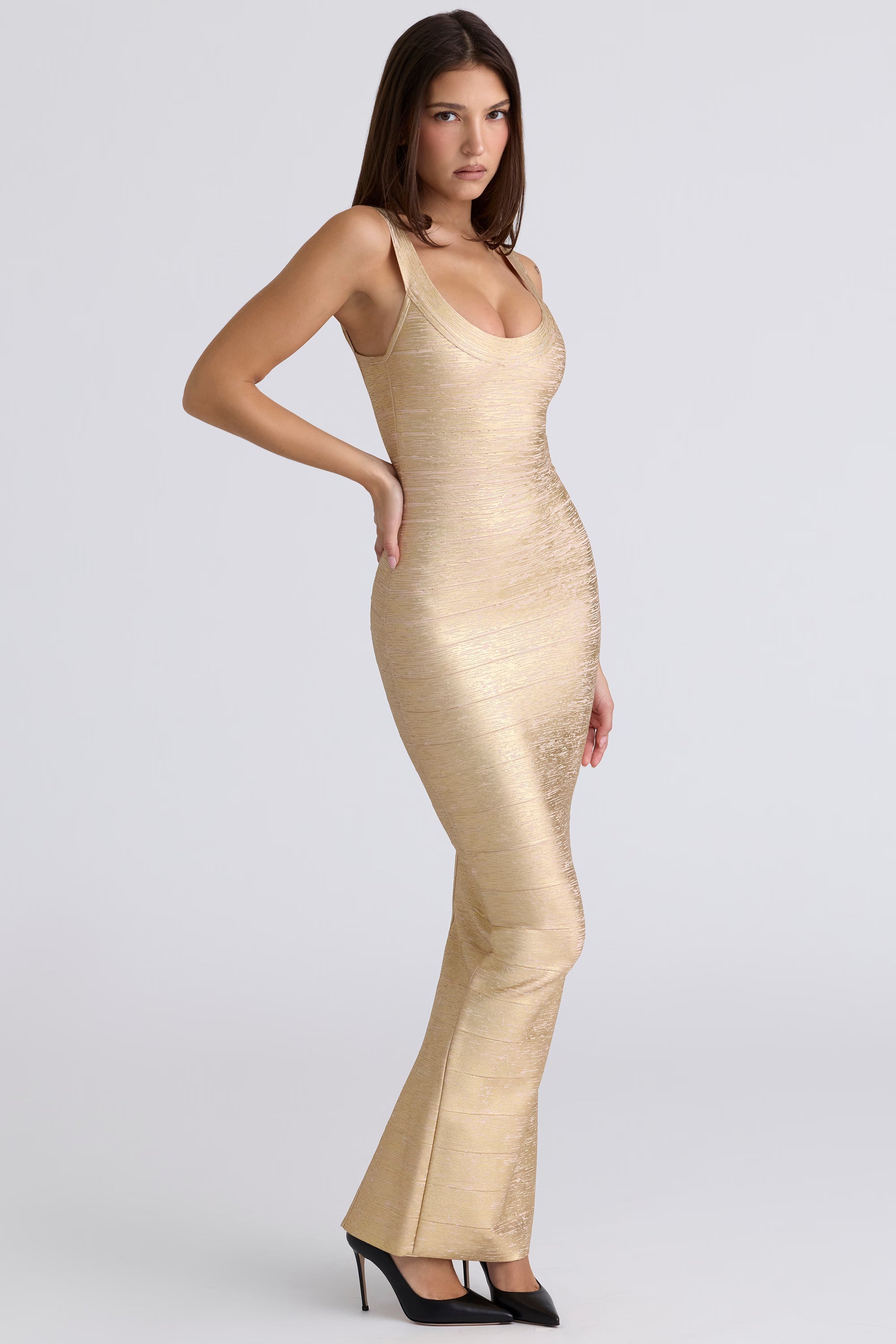 Robe longue bandage