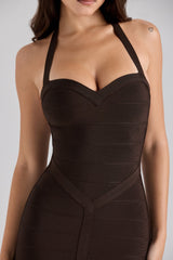 Robe bandage midi dos nu